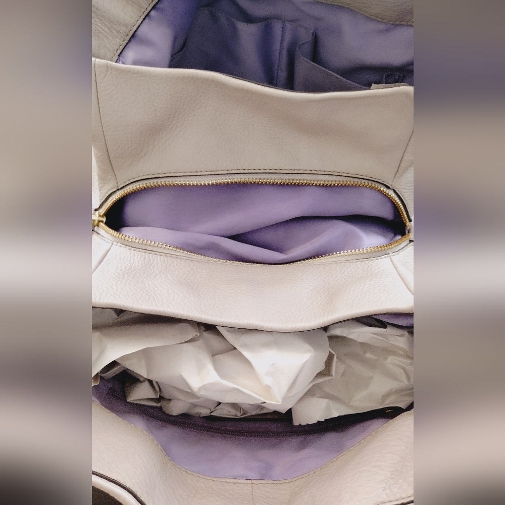 COACH Madison Phoebe Pebbled Leather Shoulder Bag - Picture 12 of 13